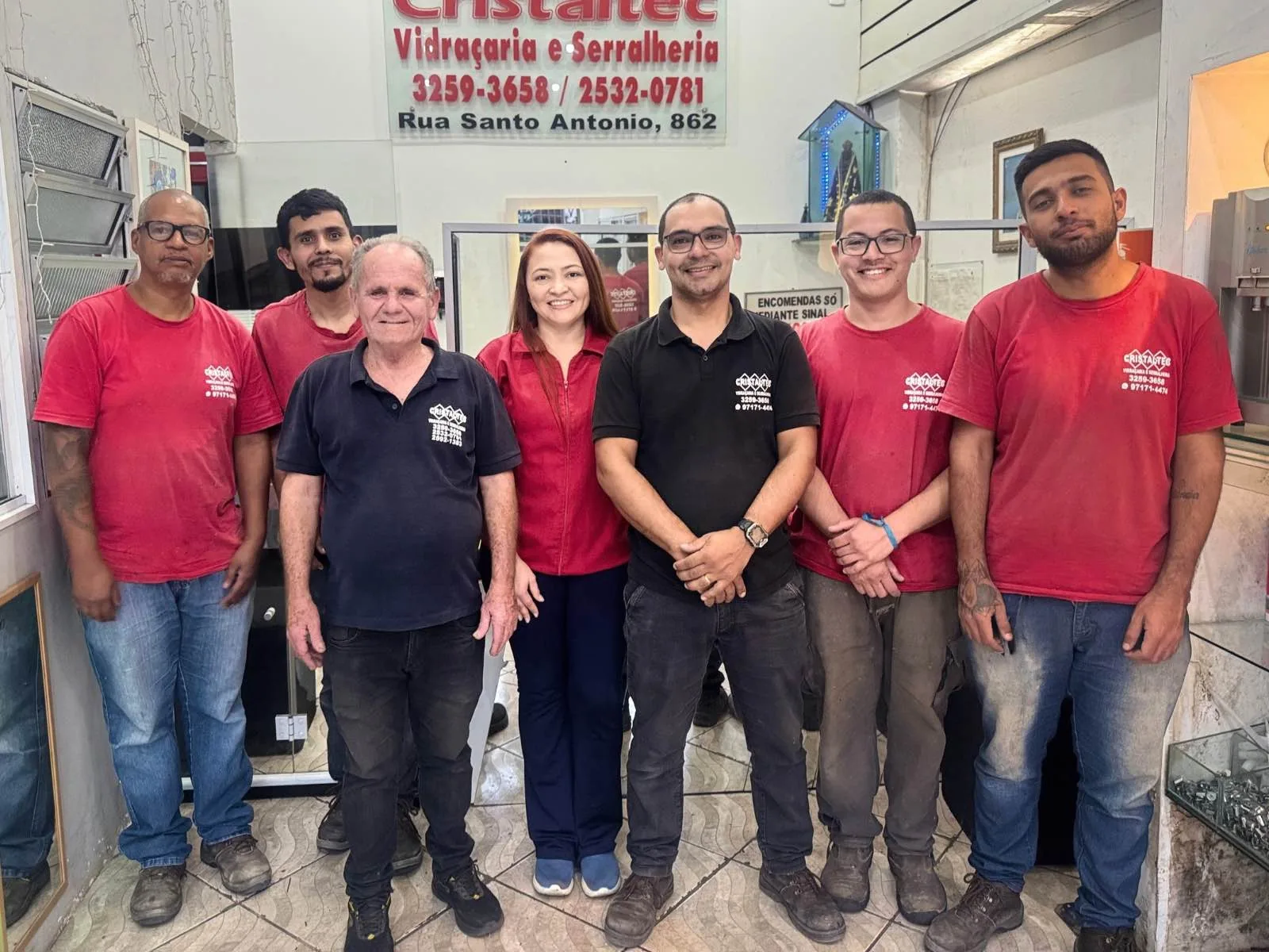 Equipe da CRISTALTEC
